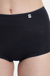 Bleeding Heart High Rise Full Coverage Boyshort - Navy Blue — thumbnail 4